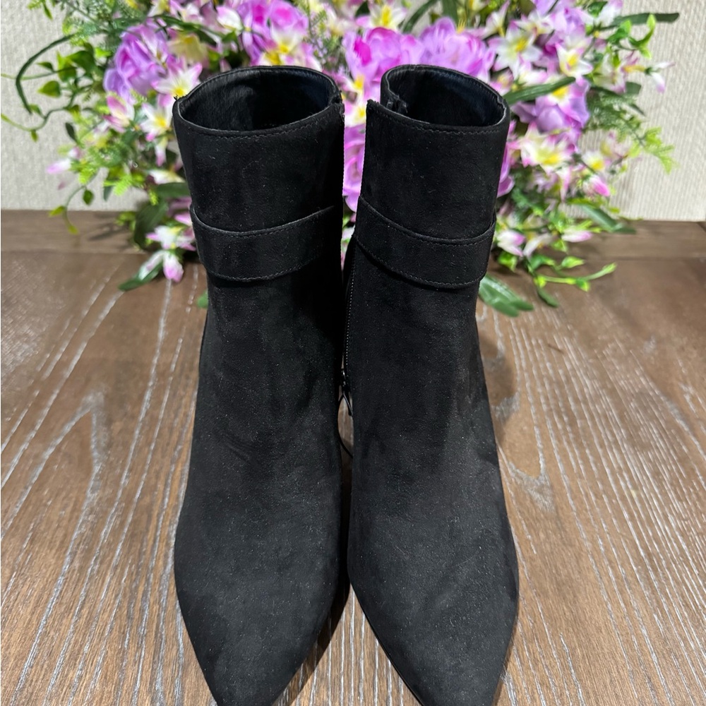 Marc New York Black Suede Ankle Boots - New - Size 8.5M